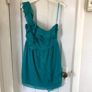 Ark & Co. Green One-Shoulder Dress